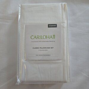 Cariloha STANDARD Classic Pillowcase Set 100% Viscose from Bamboo White